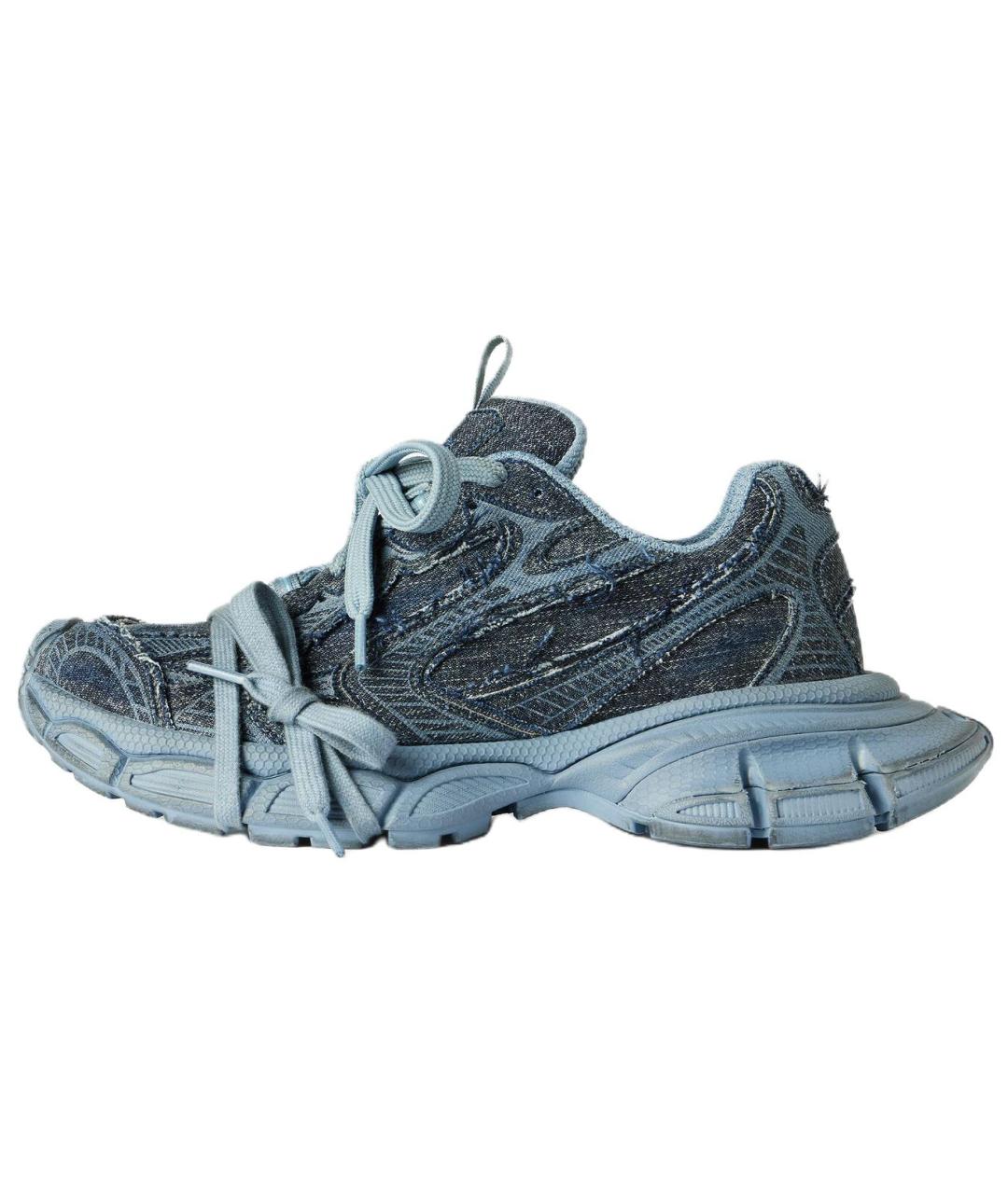 BALENCIAGA Синие кроссовки, фото 2