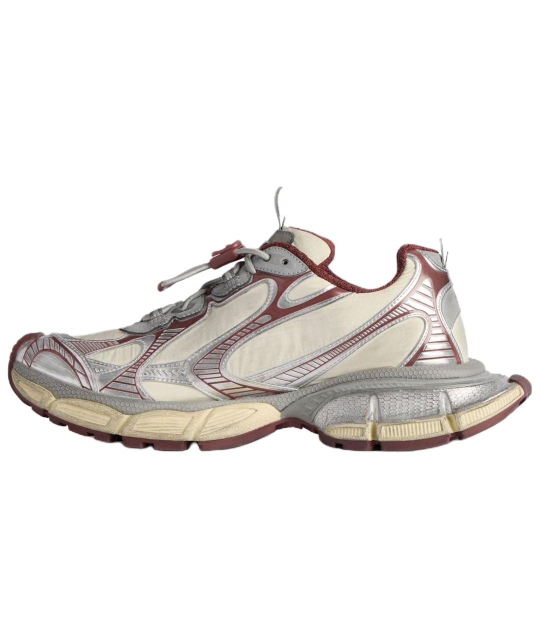 BALENCIAGA Бежевые низкие кроссовки / кеды, фото 2