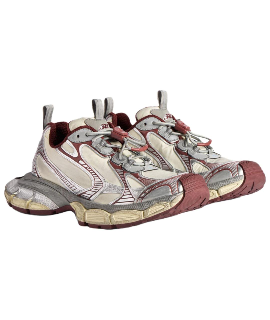 BALENCIAGA Бежевые низкие кроссовки / кеды, фото 3