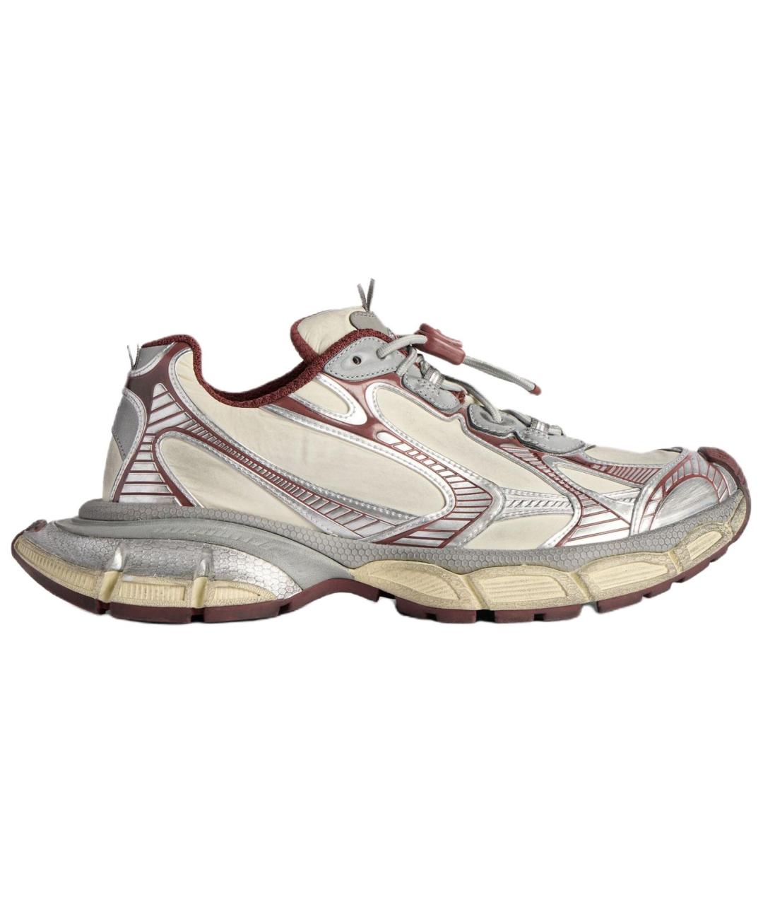 BALENCIAGA Бежевые низкие кроссовки / кеды, фото 1