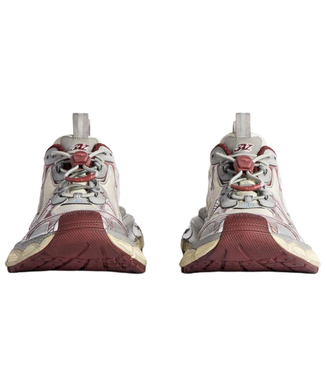 BALENCIAGA Бежевые низкие кроссовки / кеды, фото 4