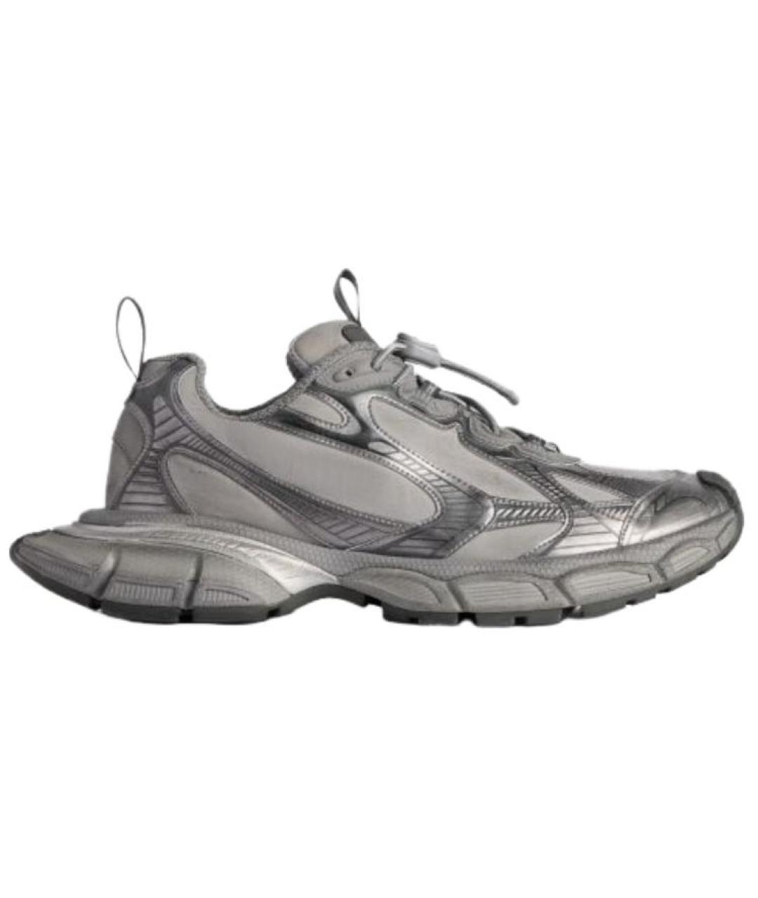 BALENCIAGA Серые низкие кроссовки / кеды, фото 1