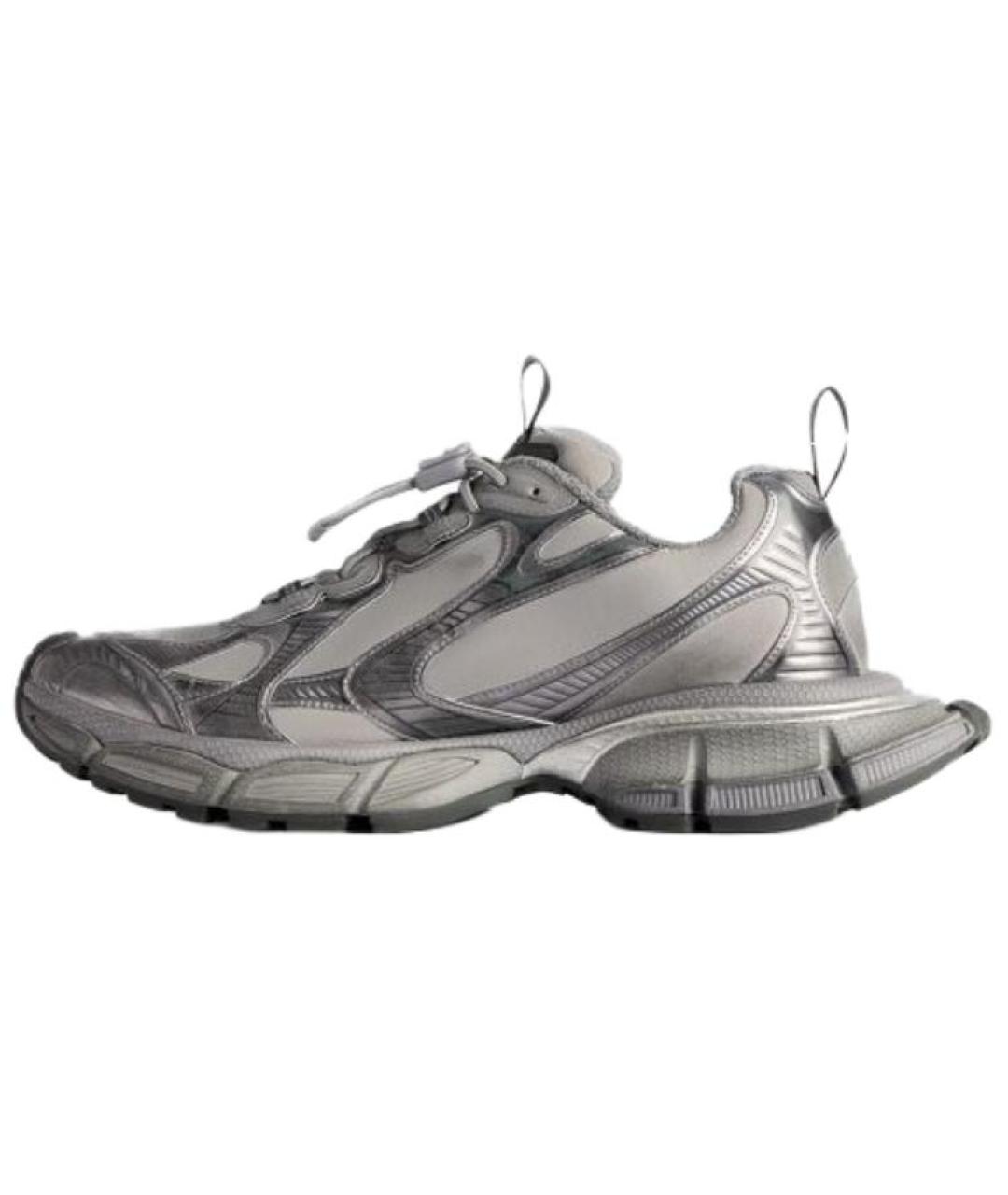 BALENCIAGA Серые низкие кроссовки / кеды, фото 2