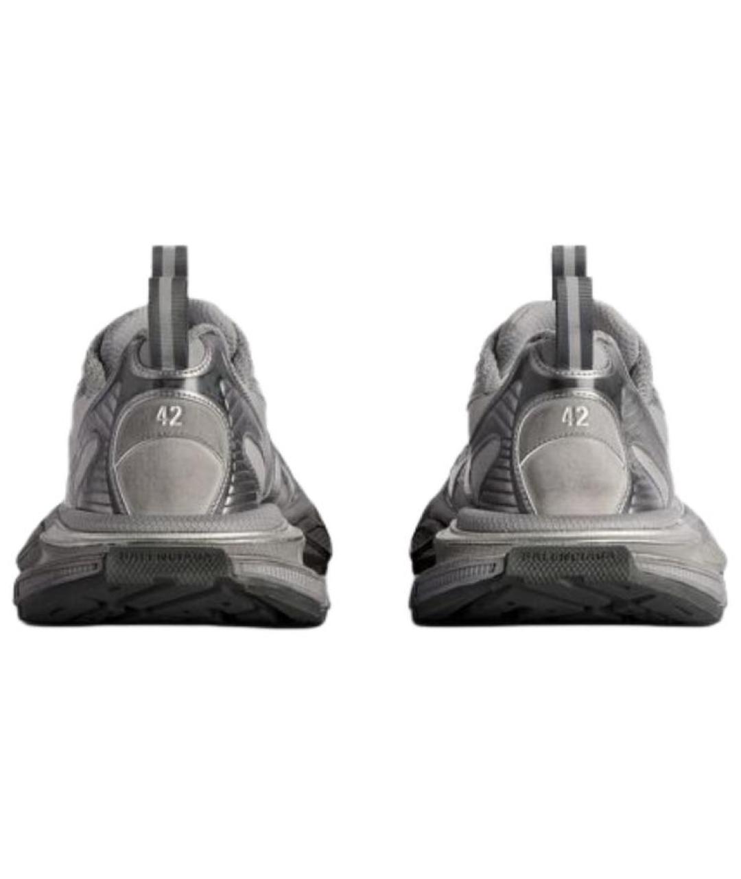 BALENCIAGA Серые низкие кроссовки / кеды, фото 6