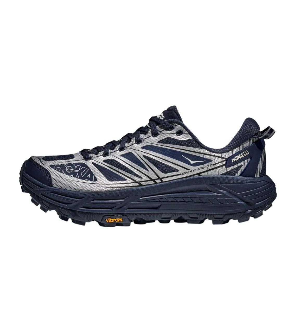 HOKA Синие текстильные кроссовки, фото 2