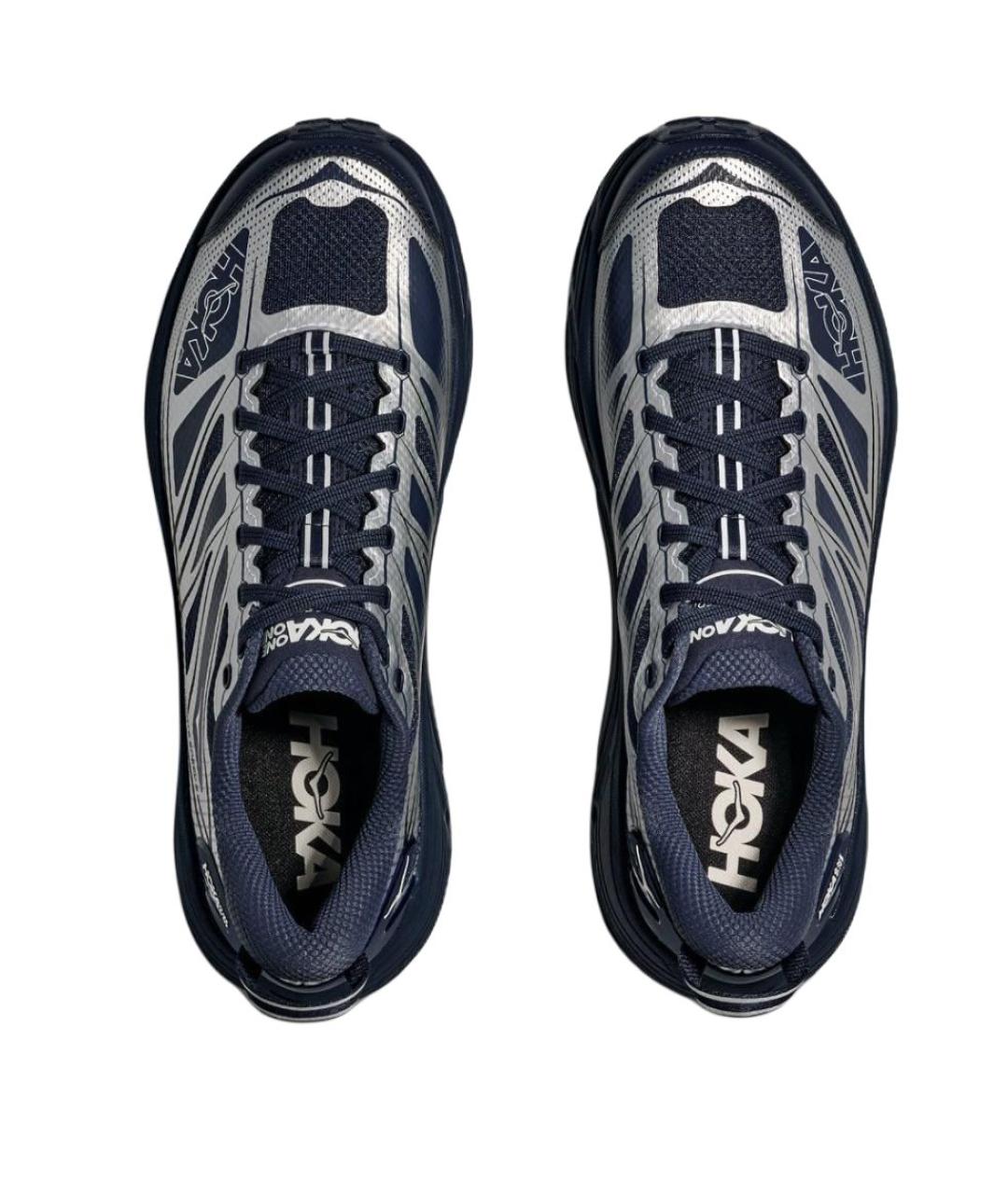 HOKA Синие текстильные кроссовки, фото 3
