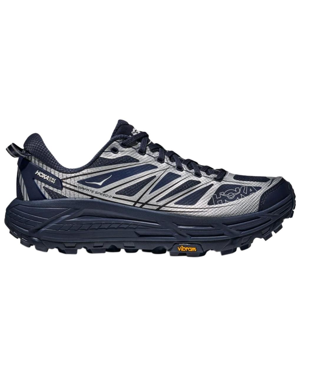 HOKA Синие текстильные кроссовки, фото 1