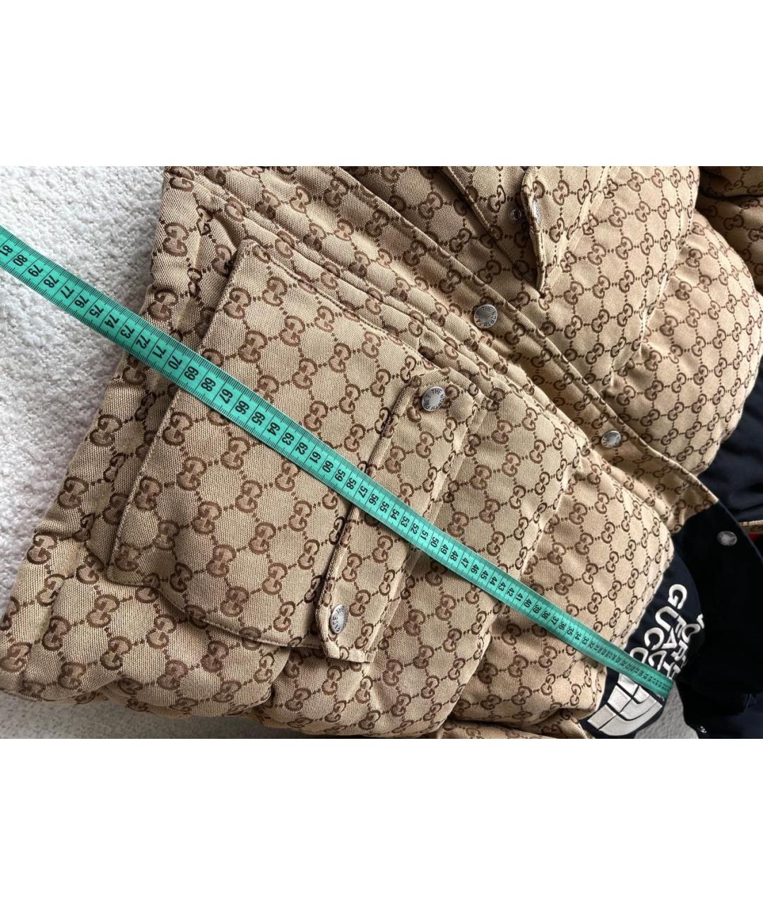 GUCCI Коричневый пуховик, фото 6