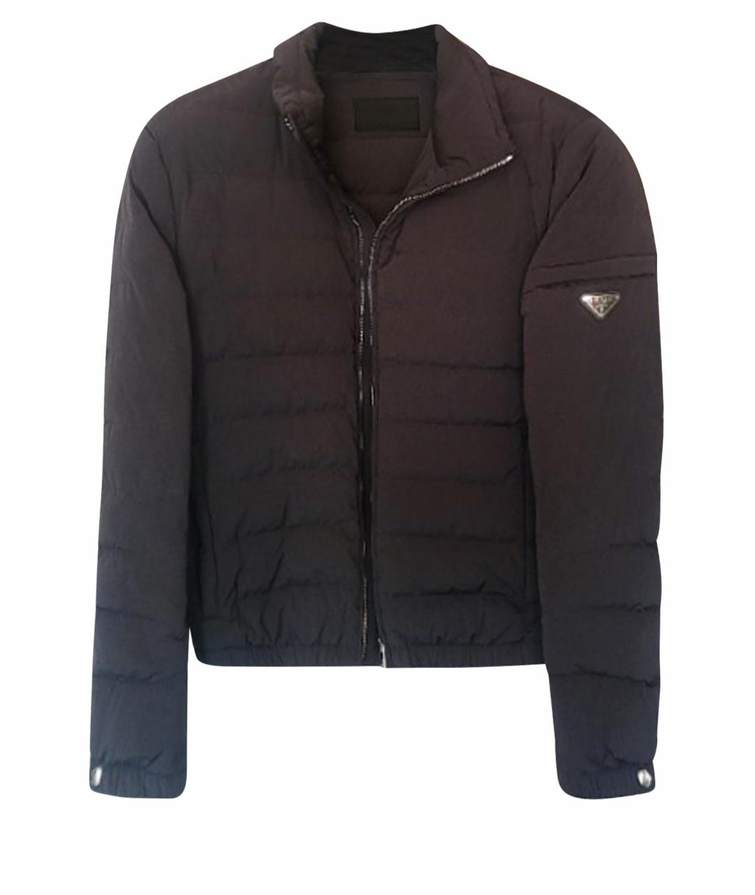 PRADA Черная полиамидовая куртка, фото 1