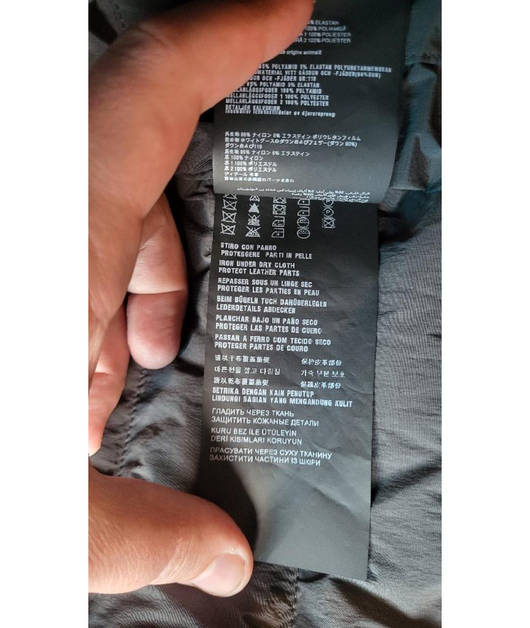 PRADA Черная полиамидовая куртка, фото 8