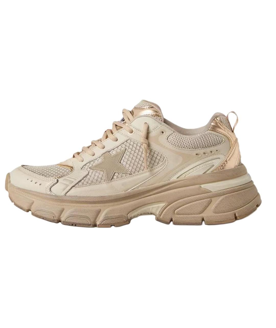 GOLDEN GOOSE DELUXE BRAND Бежевые кроссовки, фото 2