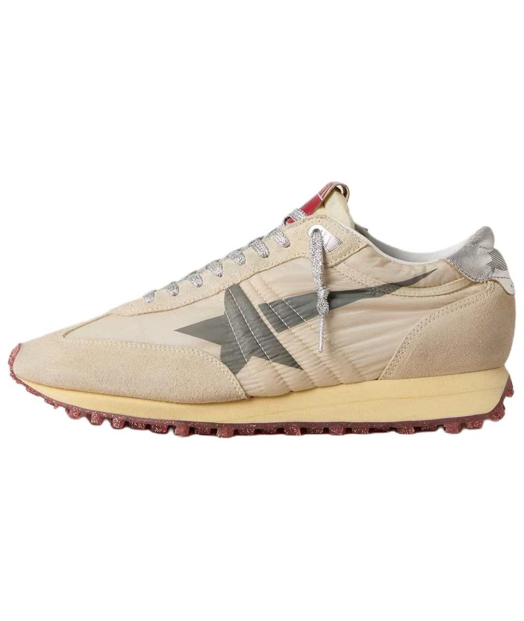 GOLDEN GOOSE DELUXE BRAND Бежевые низкие кроссовки / кеды, фото 2