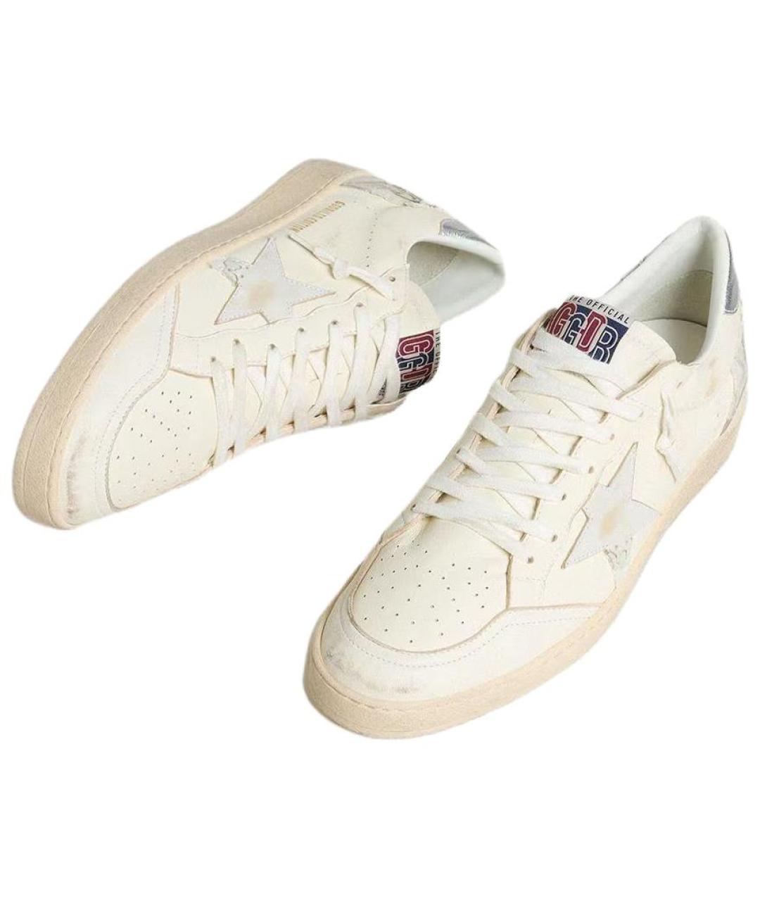 GOLDEN GOOSE DELUXE BRAND Бежевые кеды, фото 3