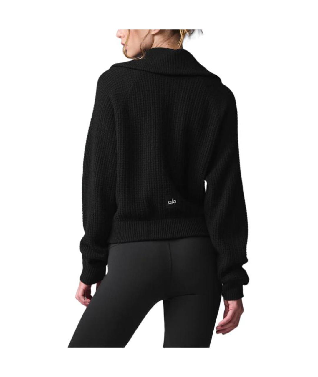 ALO YOGA Черный джемпер / свитер, фото 2