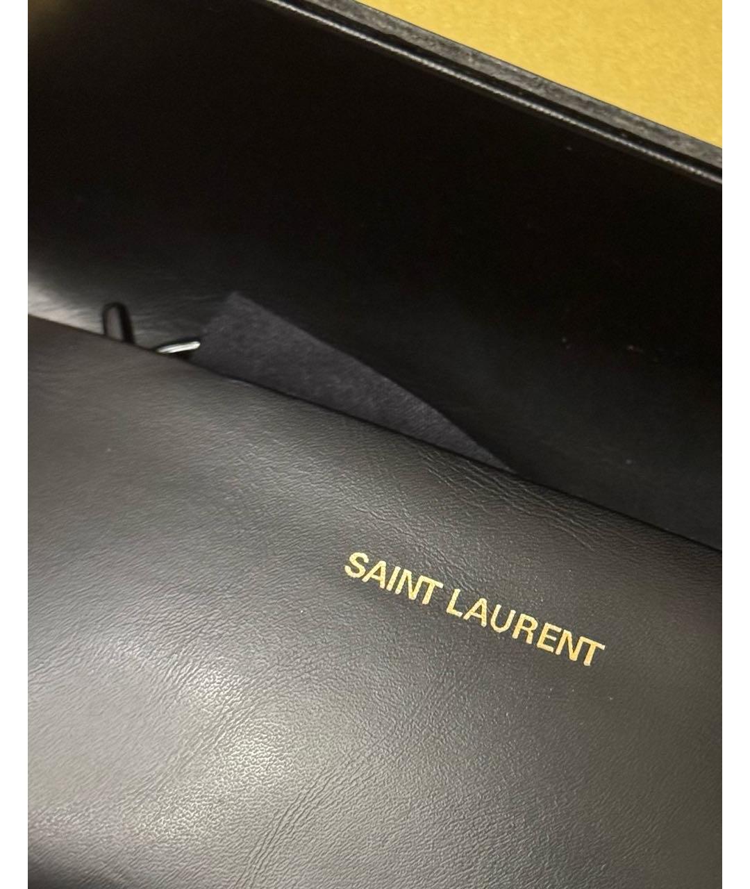 SAINT LAURENT Черные солнцезащитные очки, фото 5