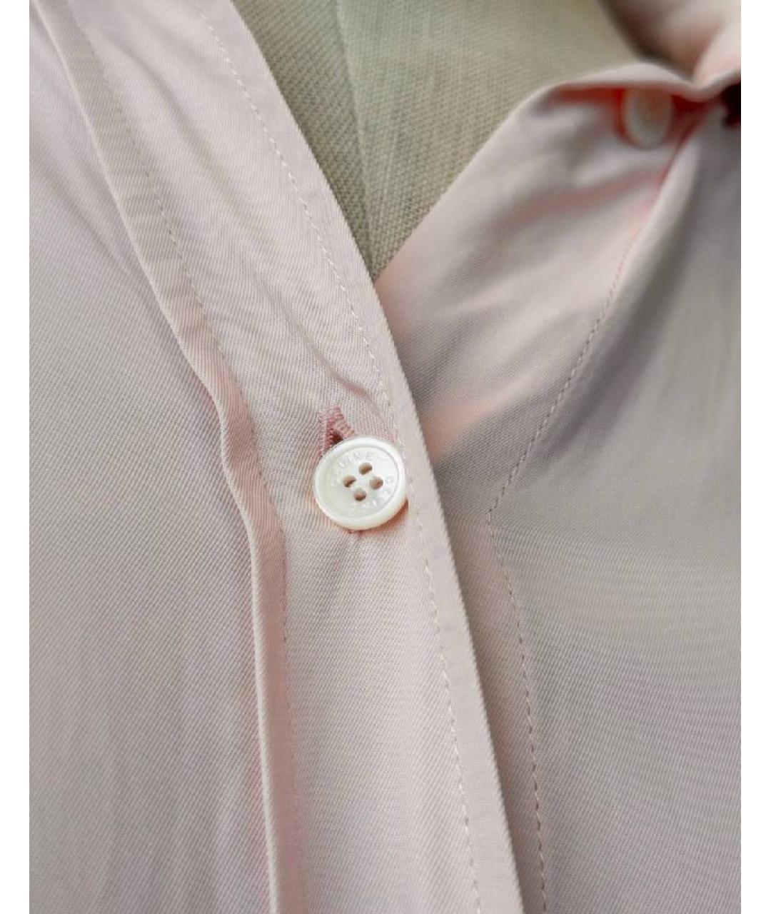 CELINE Розовая вискозная блузы, фото 5