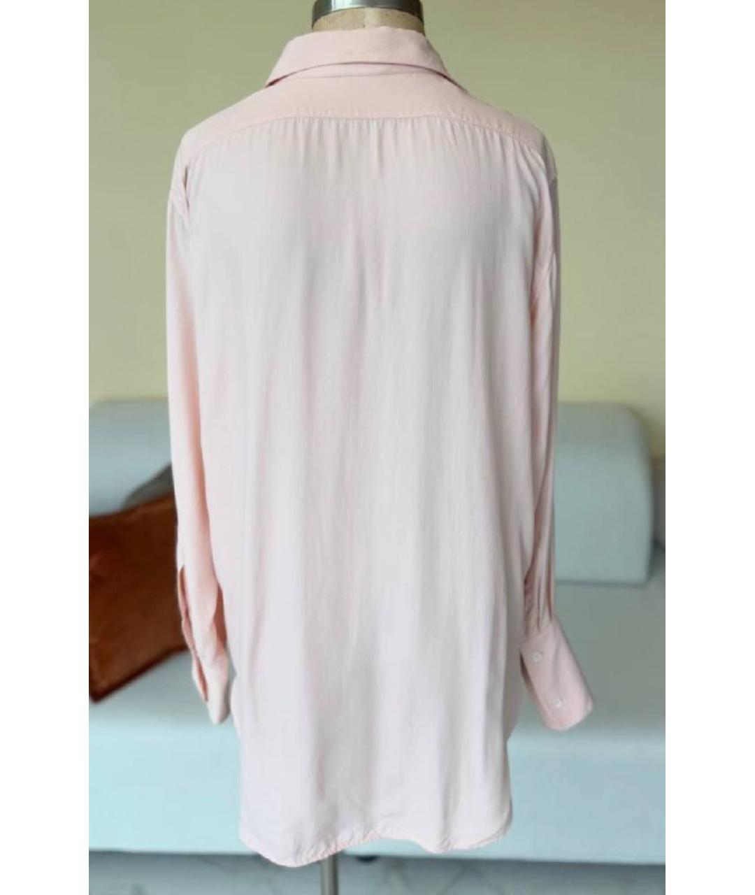 CELINE Розовая вискозная блузы, фото 2