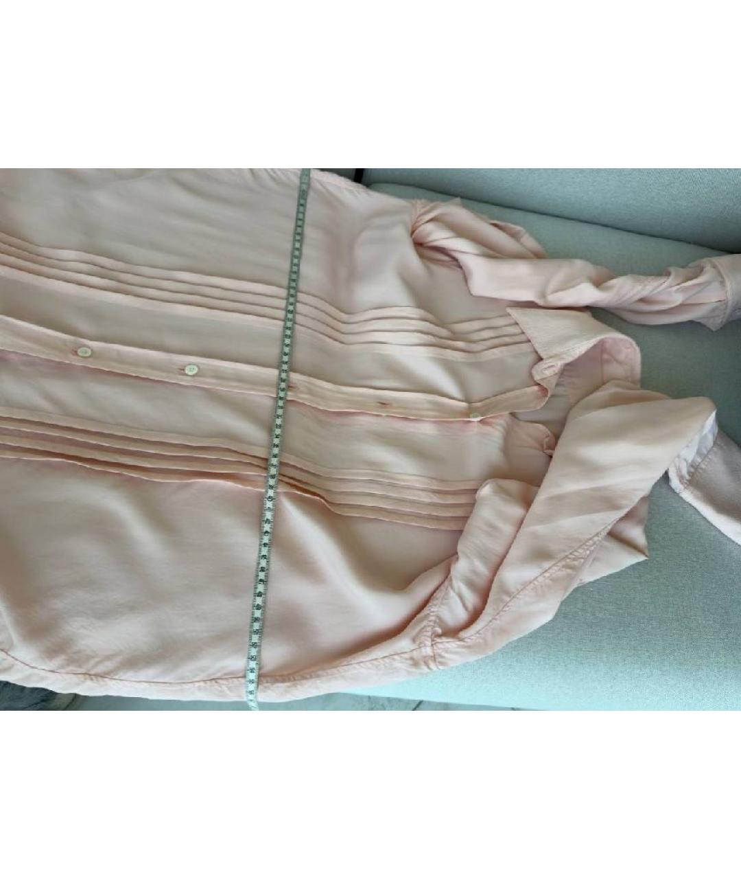 CELINE Розовая вискозная блузы, фото 8