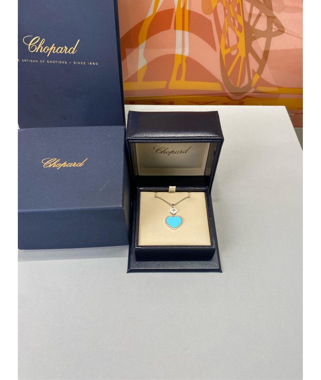 CHOPARD Серебряное колье из белого золота, фото 2