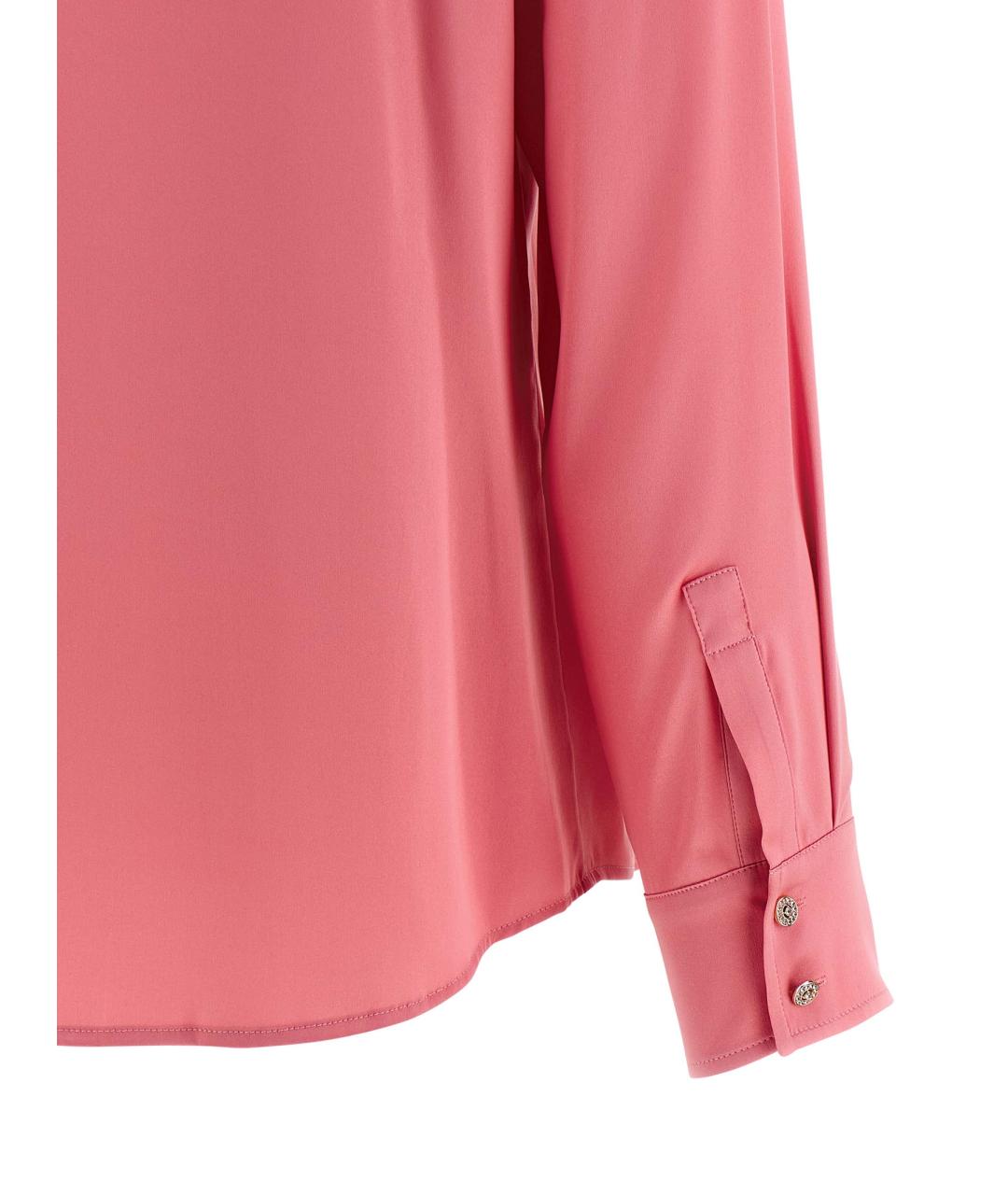 MAX MARA STUDIO Розовая шелковая блузы, фото 4