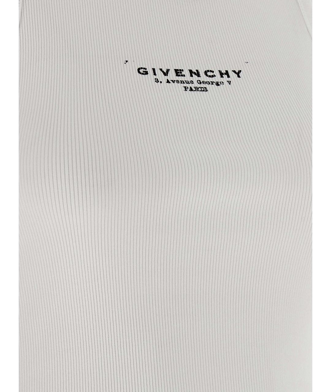GIVENCHY Белая хлопковая майка, фото 4