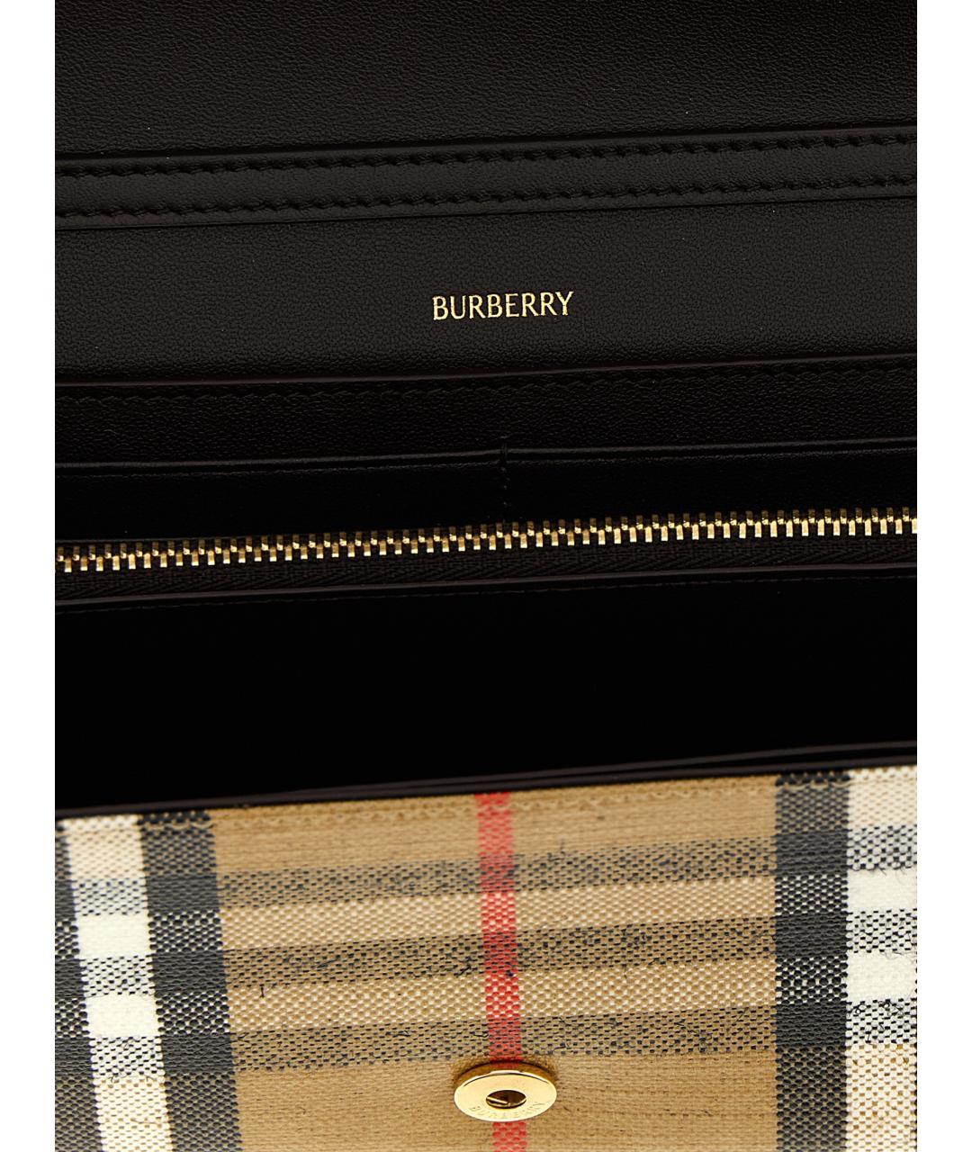 BURBERRY Бежевая сумка через плечо, фото 4