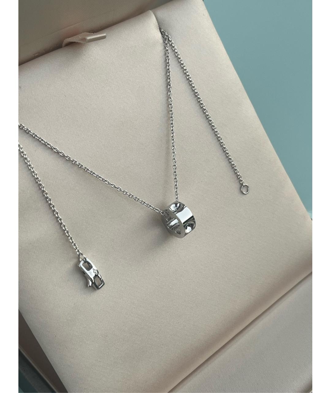 LOUIS VUITTON Серебряное колье из белого золота, фото 4