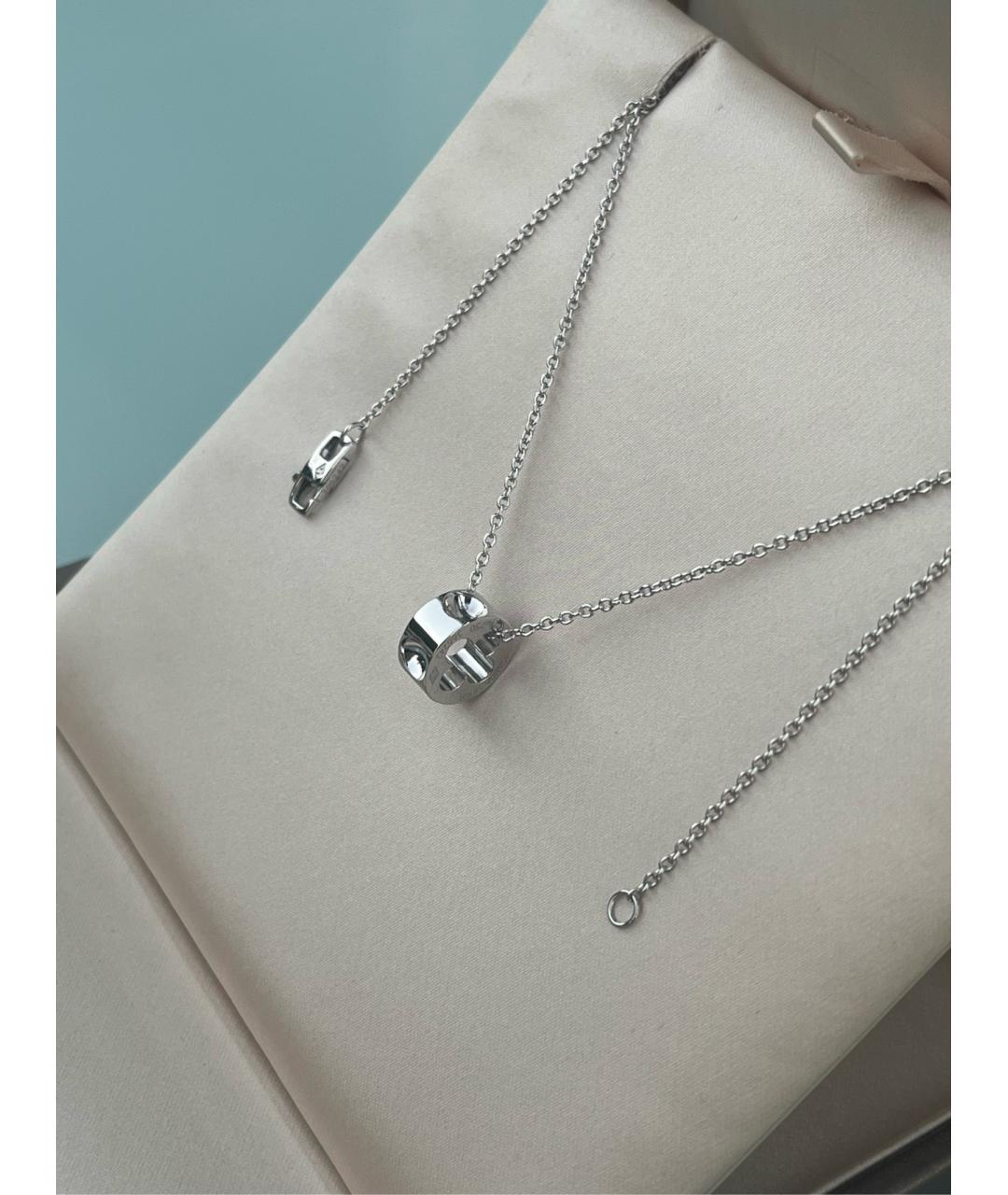 LOUIS VUITTON Серебряное колье из белого золота, фото 5