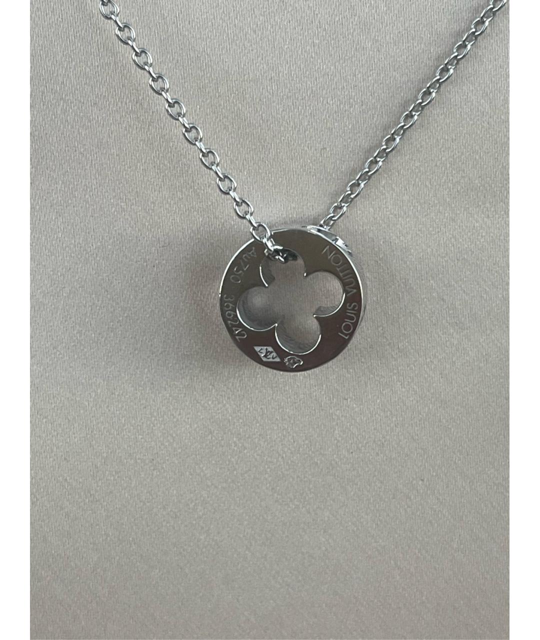 LOUIS VUITTON Серебряное колье из белого золота, фото 7