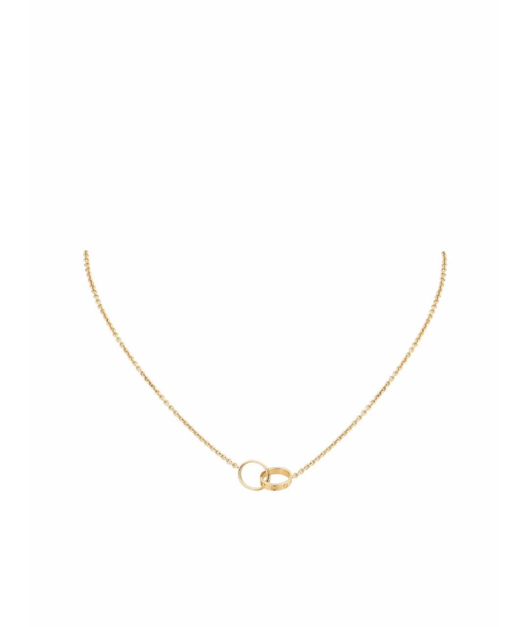 CARTIER Золотое колье из желтого золота, фото 1