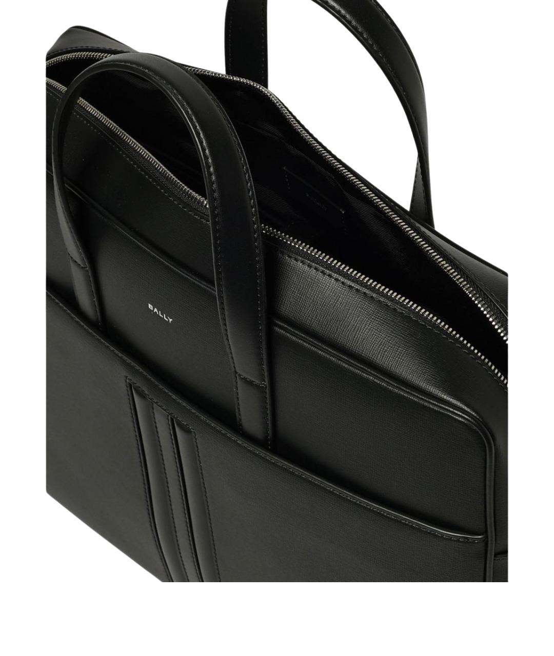 BALLY Черная сумка тоут, фото 4