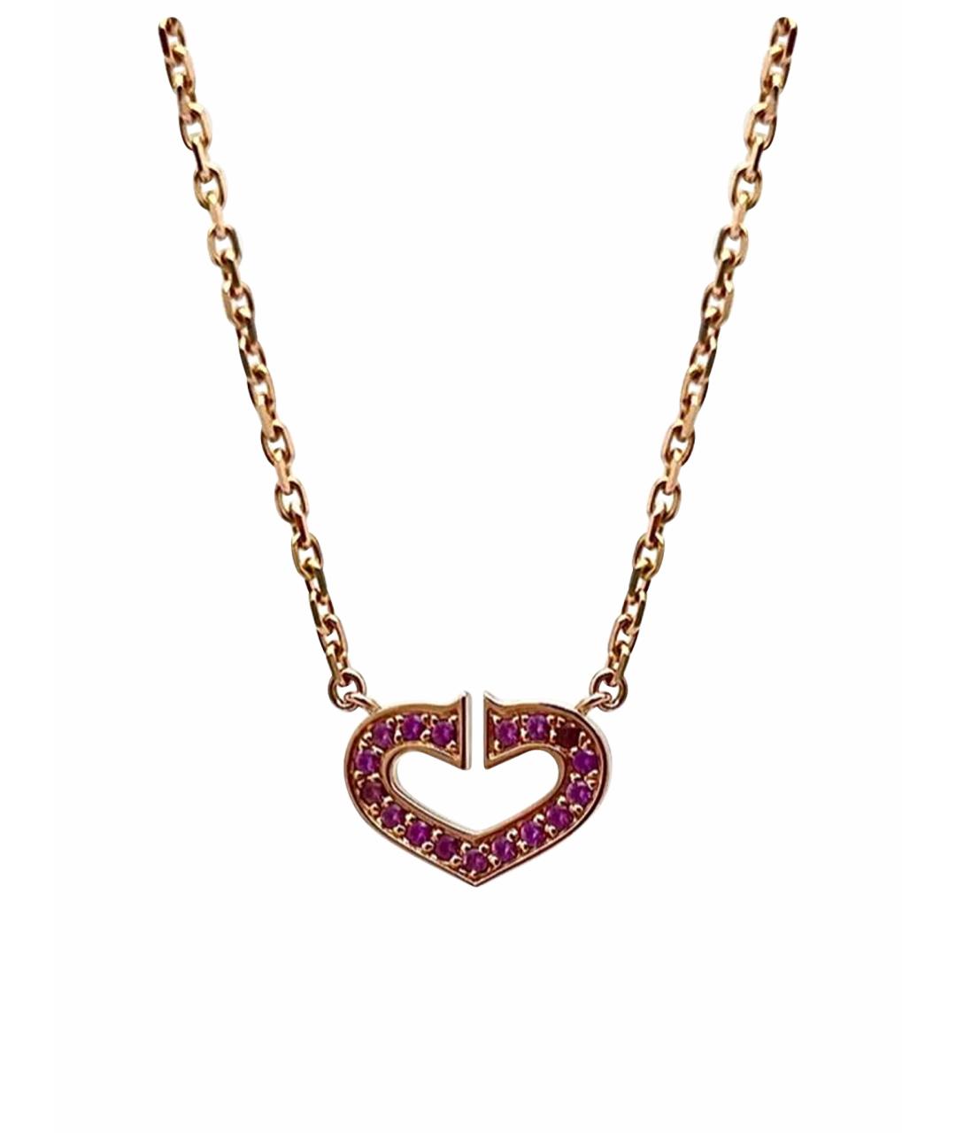 CARTIER Золотое колье из розового золота, фото 1