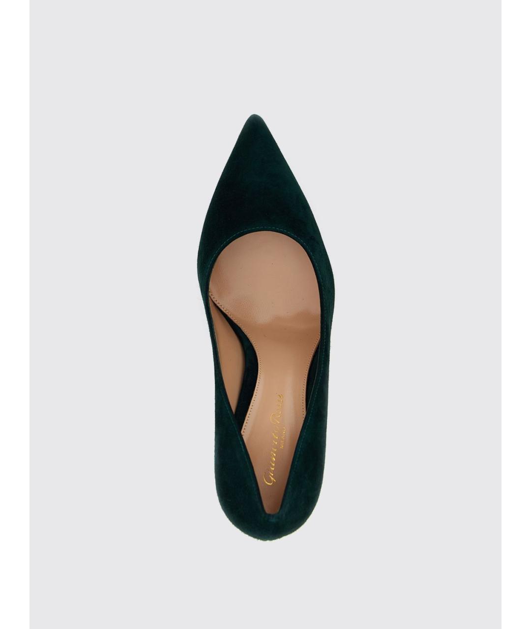 GIANVITO ROSSI Зеленые туфли, фото 4