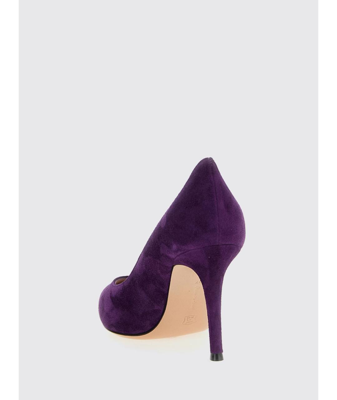GIANVITO ROSSI Фиолетовые туфли, фото 3