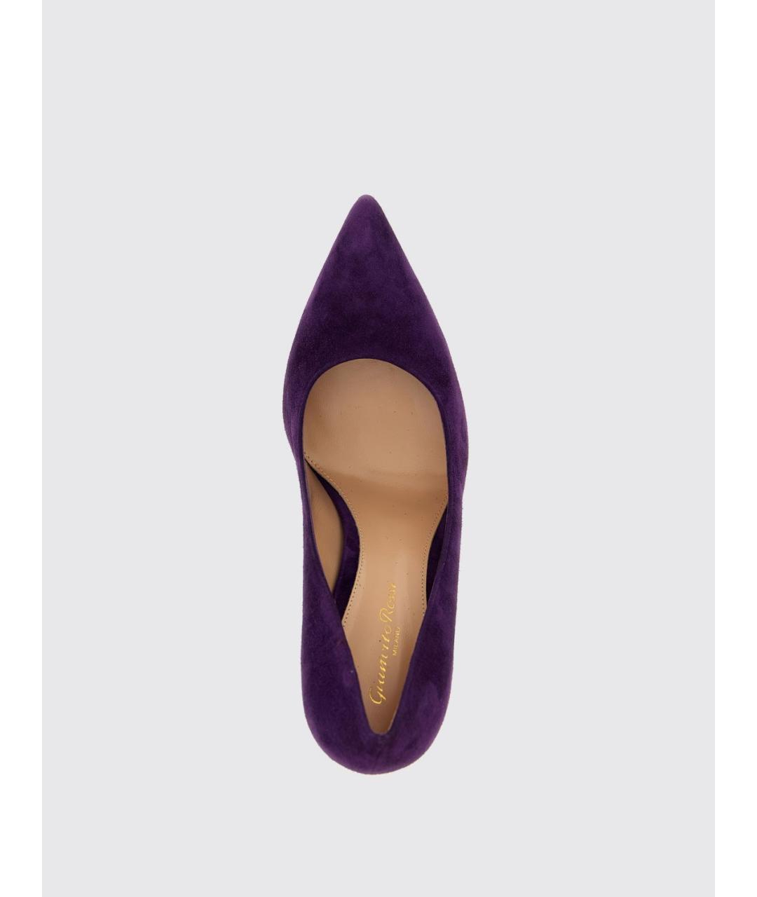 GIANVITO ROSSI Фиолетовые туфли, фото 4
