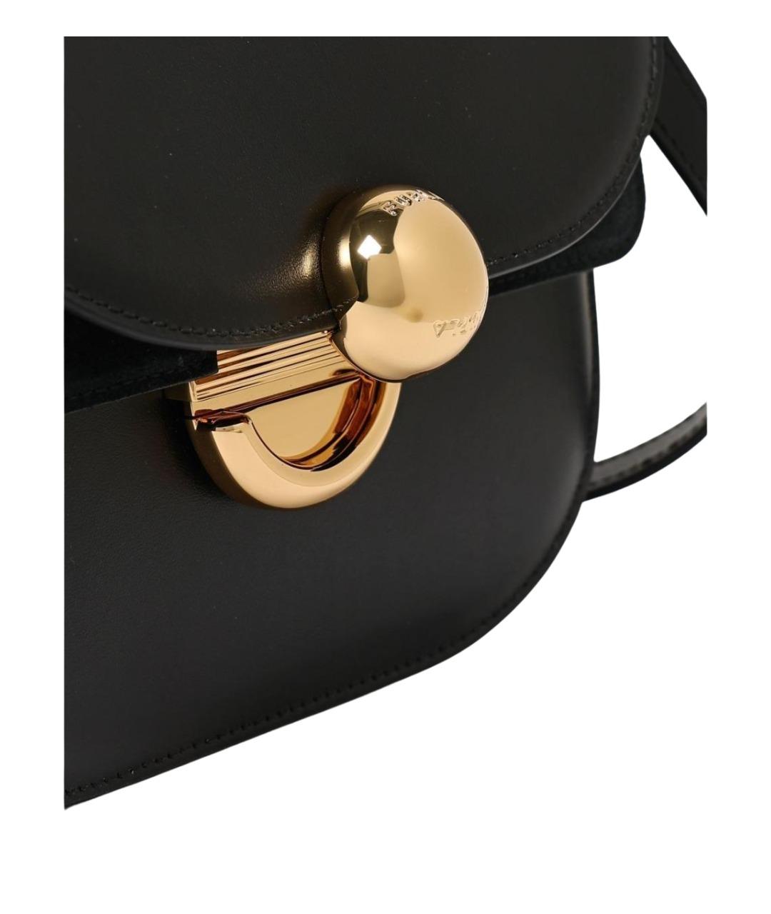 FURLA Черная кожаная сумка через плечо, фото 3