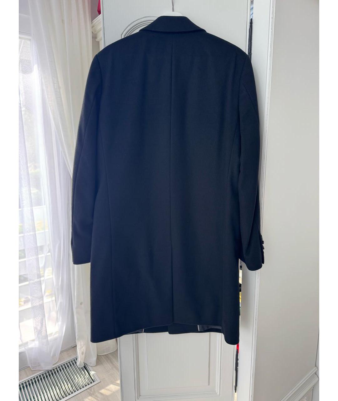 HUGO BOSS Черное шерстяное пальто, фото 2