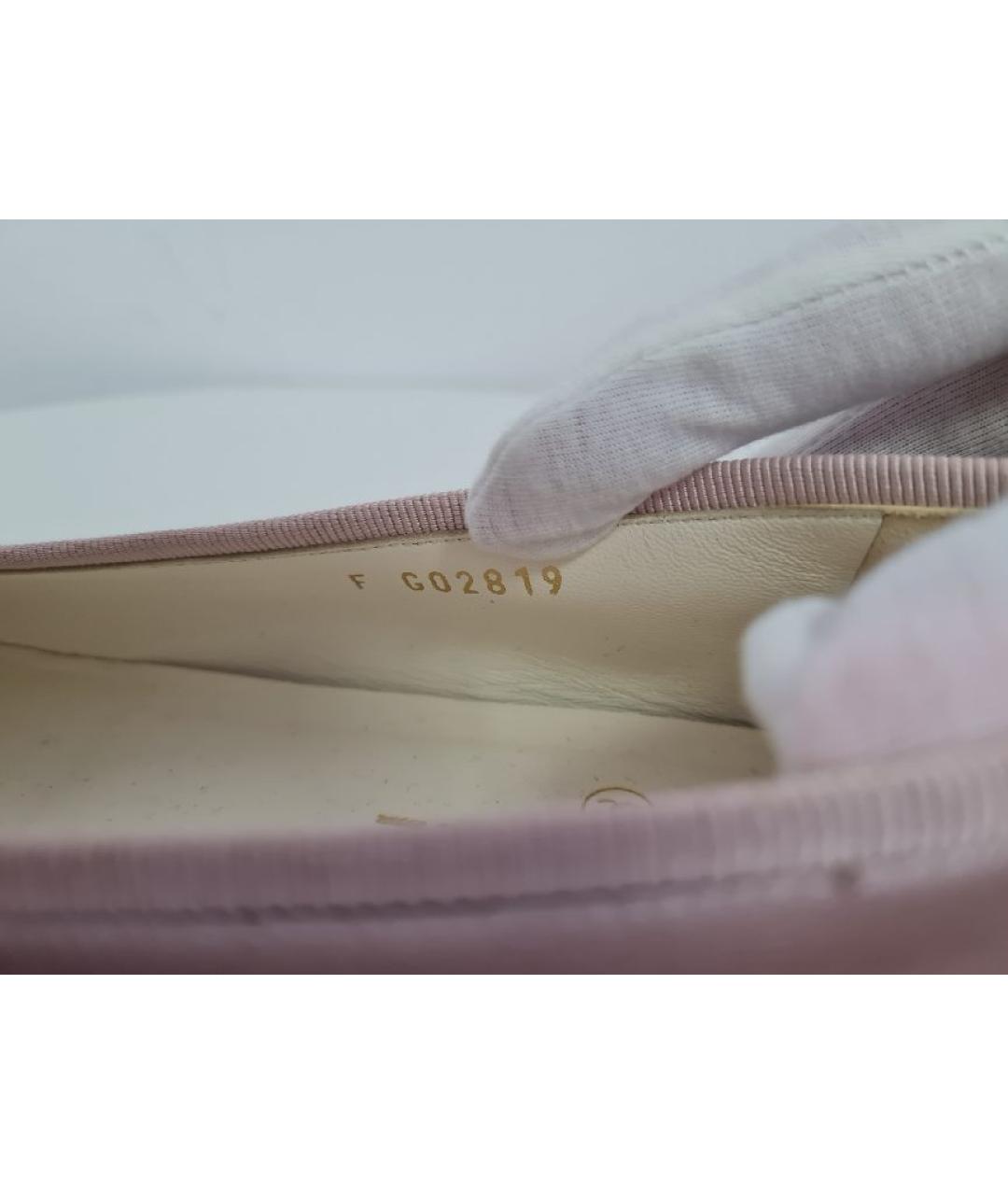 CHANEL Розовые кожаные балетки, фото 6