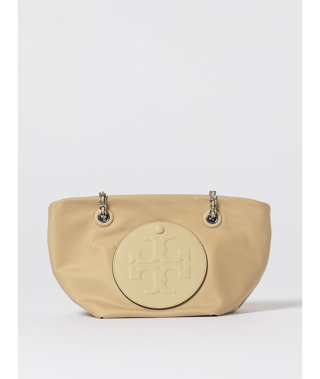 TORY BURCH Бежевая тканевая сумка тоут, фото 4