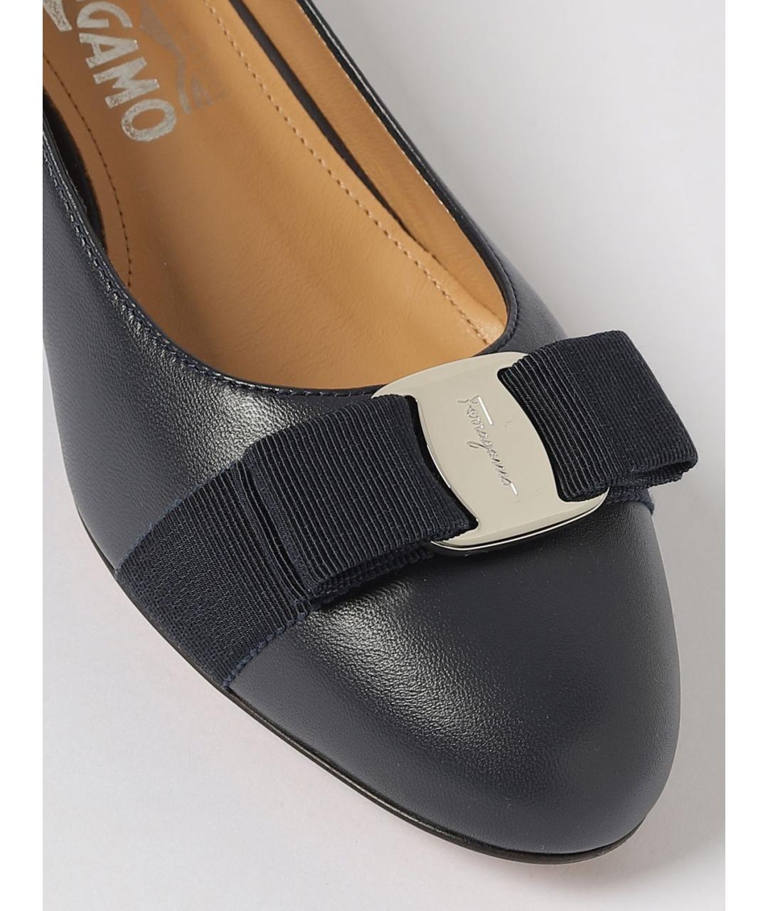 FERRAGAMO Синие туфли, фото 4