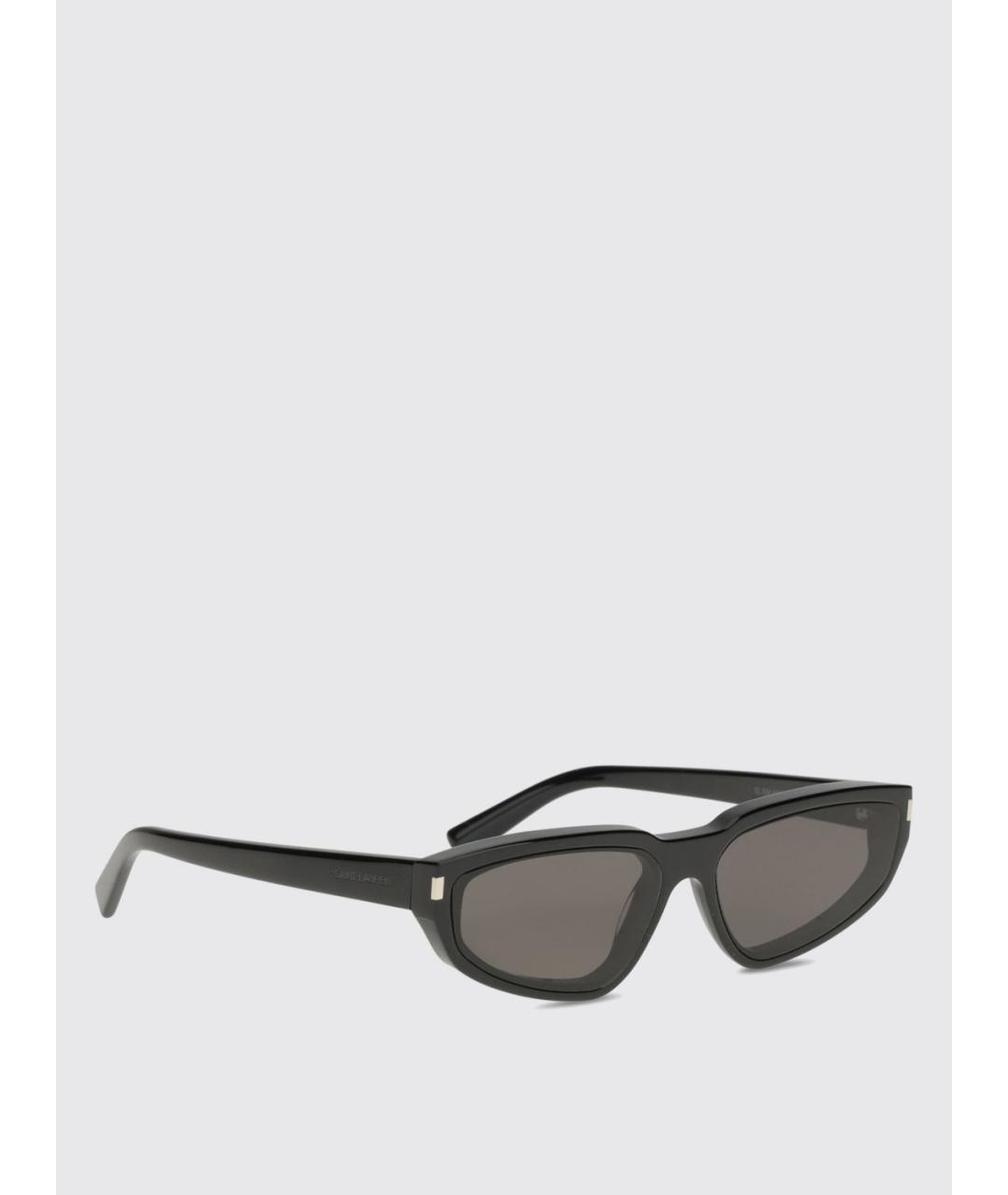 SAINT LAURENT Черные пластиковые солнцезащитные очки, фото 3