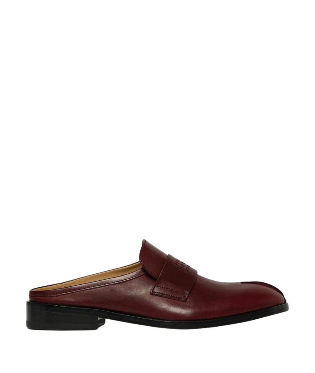 MM6 MAISON MARGIELA Коричневые кожаные босоножки, фото 1