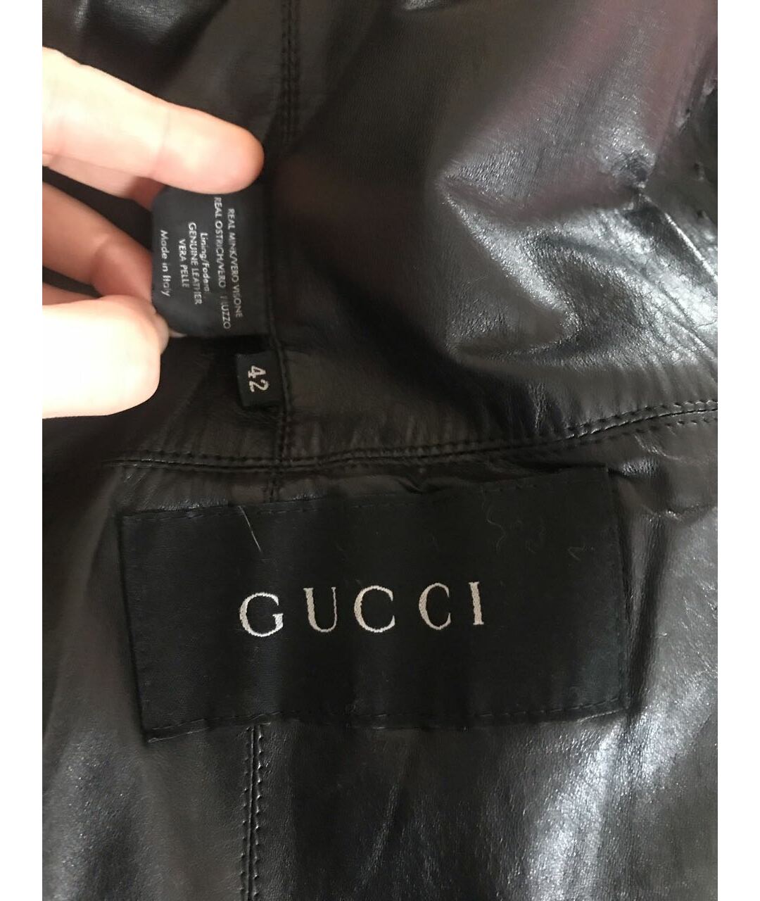 GUCCI Черная шуба, фото 6