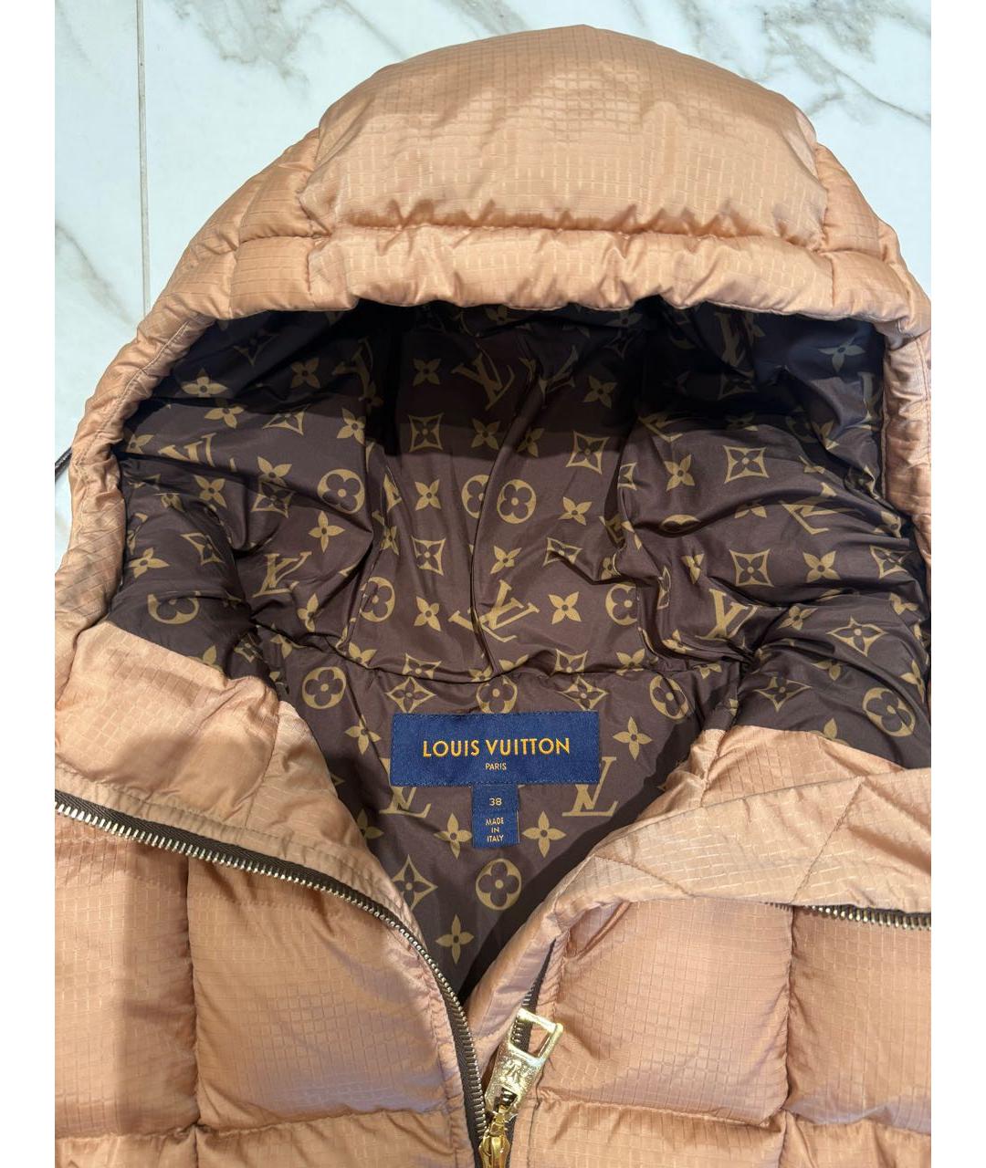 LOUIS VUITTON Коричневый жилет, фото 3