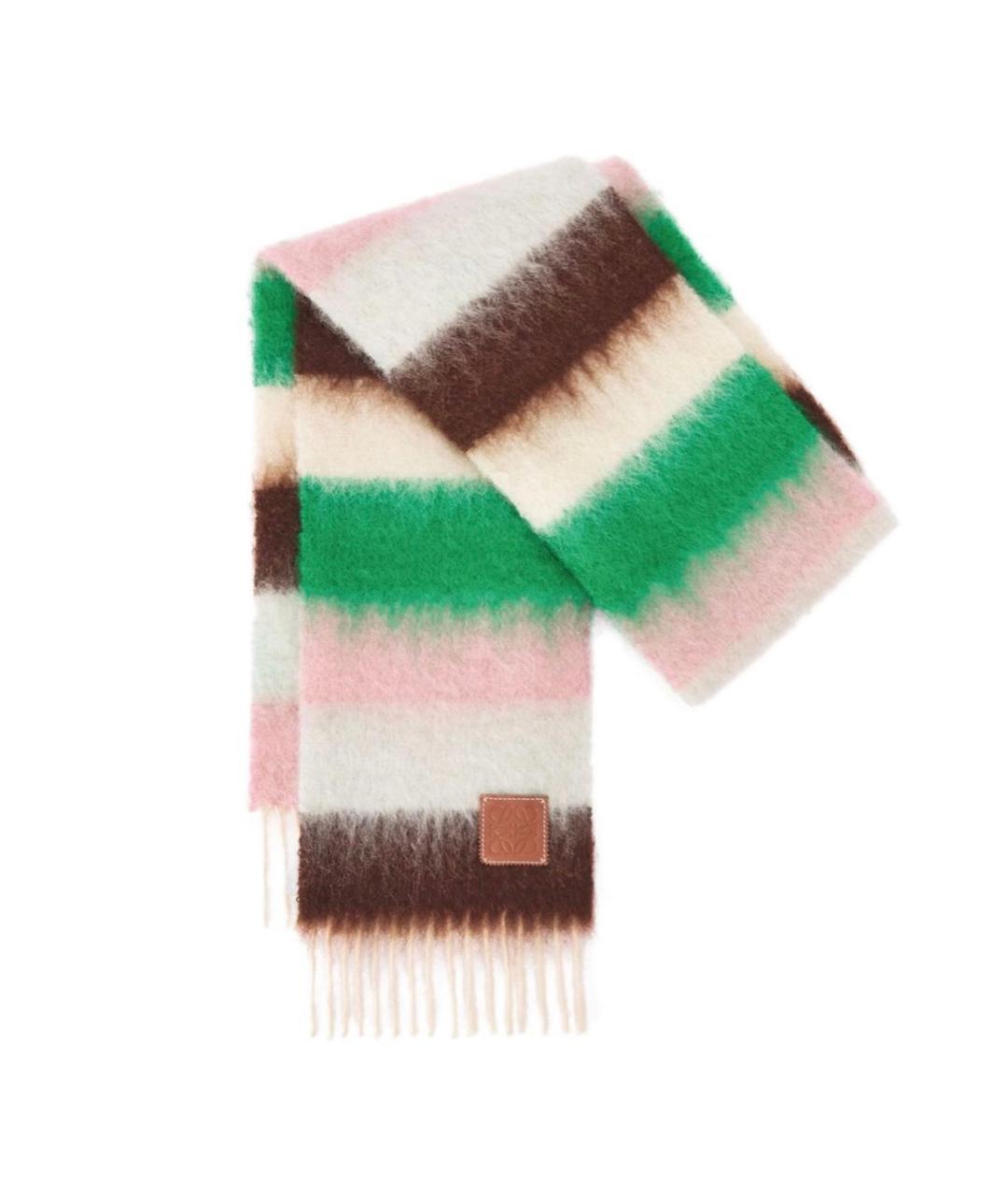 ACNE STUDIOS Мульти шерстяной шарф, фото 6