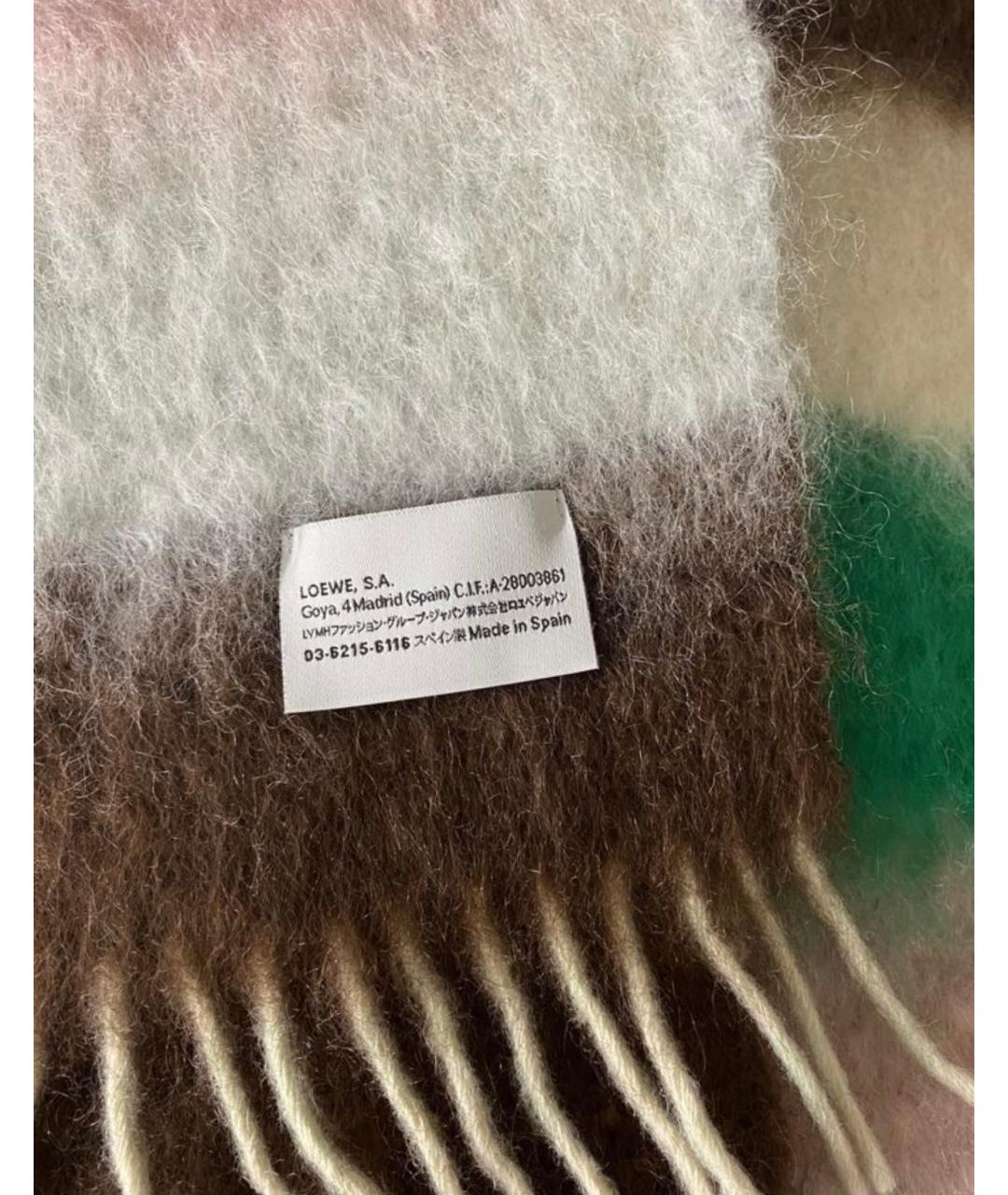 ACNE STUDIOS Мульти шерстяной шарф, фото 4