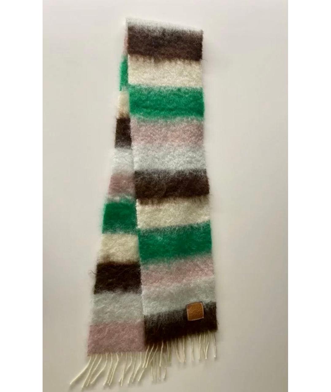 ACNE STUDIOS Мульти шерстяной шарф, фото 3