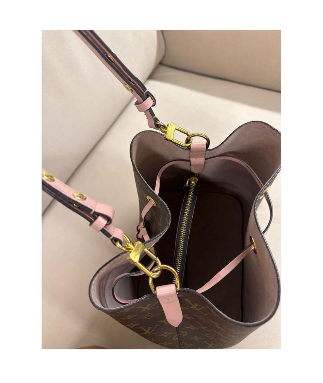 LOUIS VUITTON Коричневая сумка тоут, фото 7