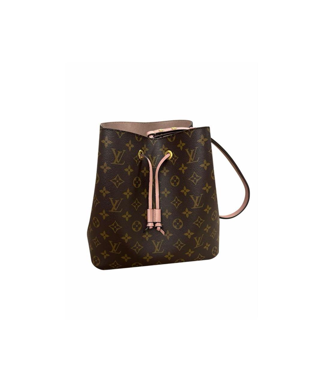 LOUIS VUITTON Коричневая сумка тоут, фото 9