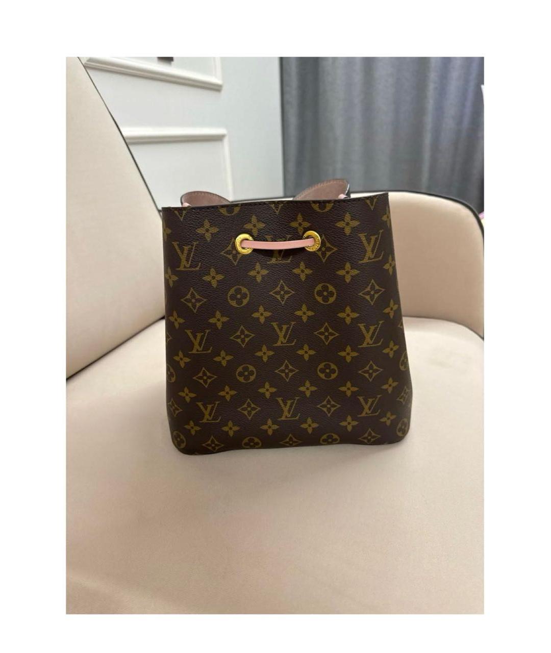 LOUIS VUITTON Коричневая сумка тоут, фото 3